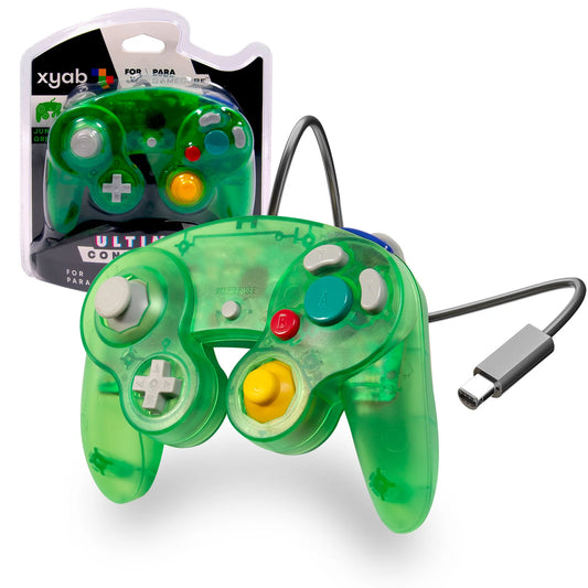 xyab - Nintendo GameCube Wired Controller - Jungle Green