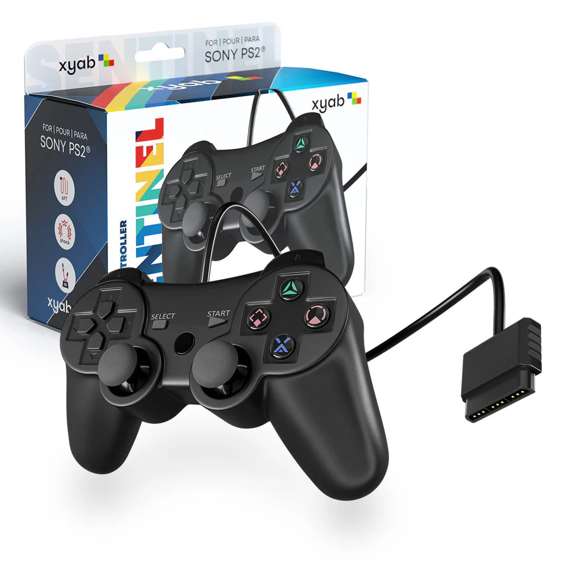 xyab - Playstation 2 Sentinel Wired Controller